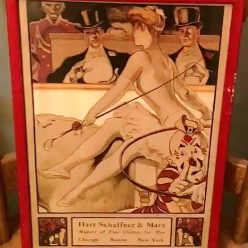 1925 Samuel Nelson Abbott "Hart Schaffner & Marx" Art Piece